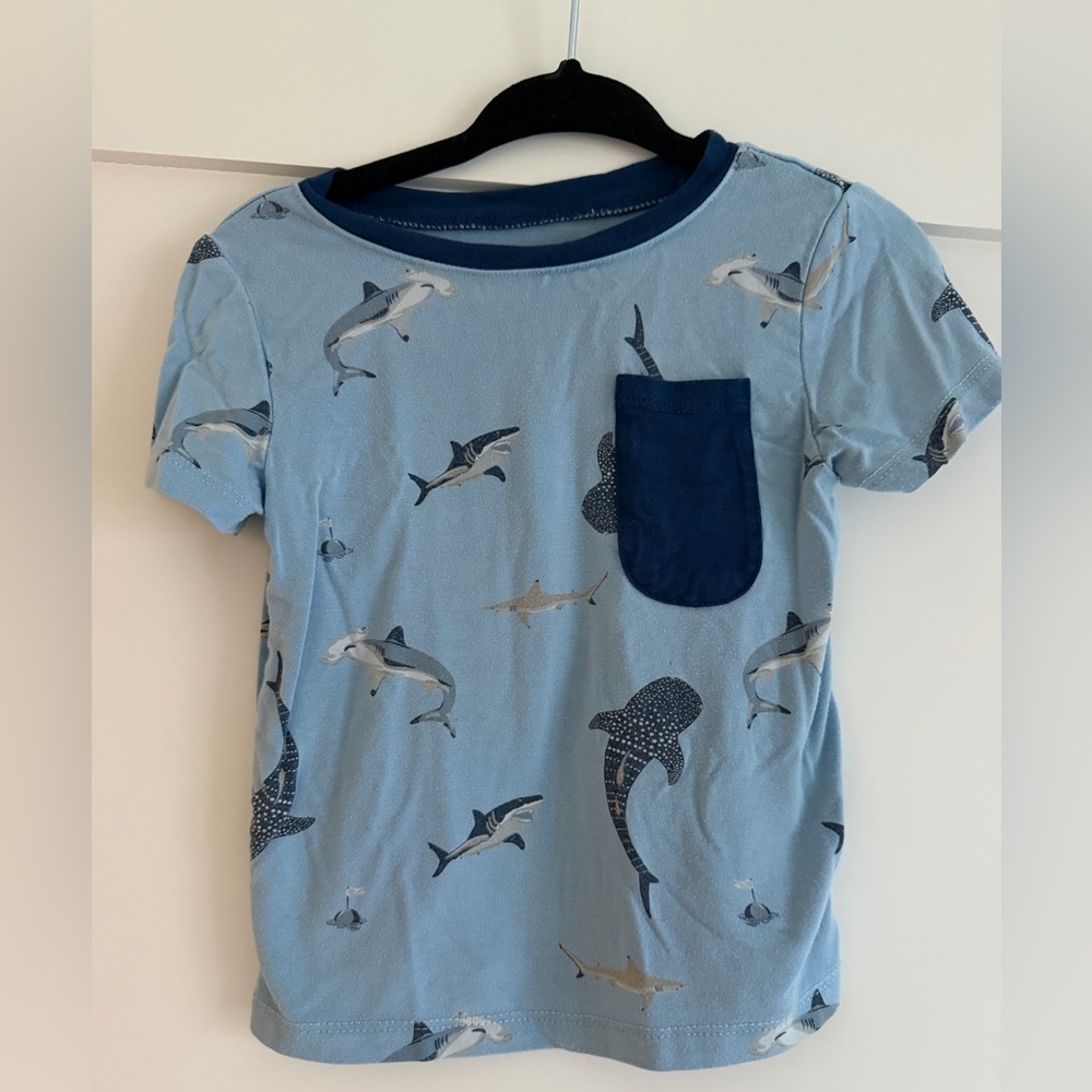 Kyte Baby Toddler Shirt Stream Shark 12-18m